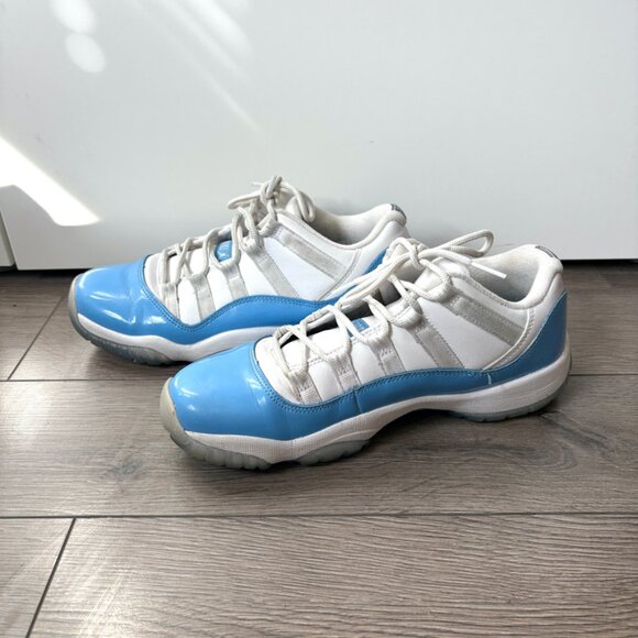 Nike Air Jordan 11 Retro Low White University Blue UNC - 6.5 Y - Picture 5 of 8